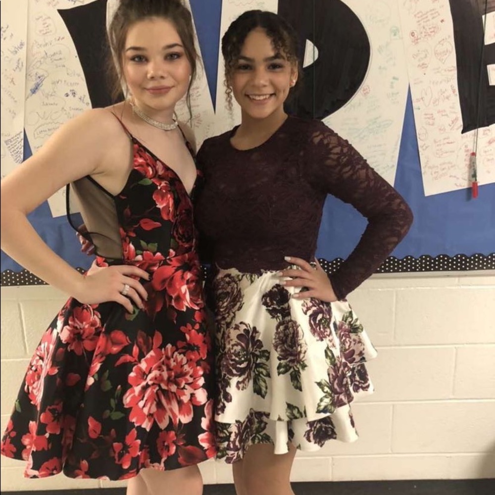 HOCO DRESS!! worn only once! nice appropriate 2 piece dress!
